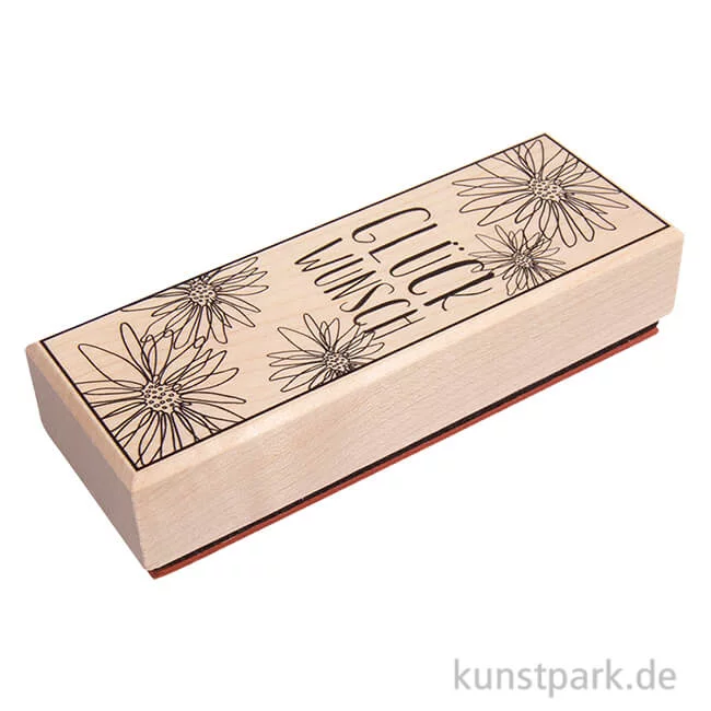 Artikelbild 1 des Artikels “Butterer Stempel - Blütenmeer-Glückwunsch, 4 x 11 cm “