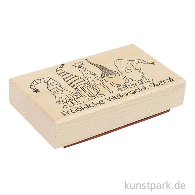 Artikelbild 1 des Artikels “Butterer Stempel - Es wichtelt, Holz, 6 x 10 cm “