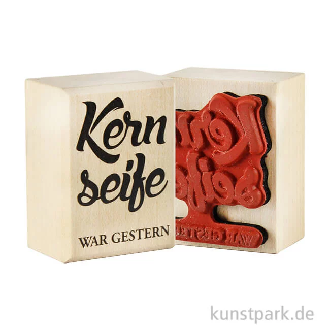 Artikelbild 1 des Artikels “Butterer Stempel - Kernseife war gestern, 3x4 cm “