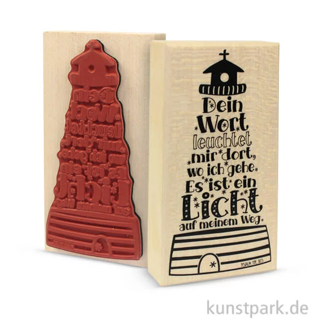 Artikelbild 1 des Artikels “Butterer Stempel - Leuchtturm, 5x10 cm “