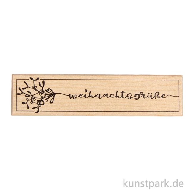 Artikelbild 1 des Artikels “Butterer Stempel - Weihnachtsgrüße, 3 x 12 cm “