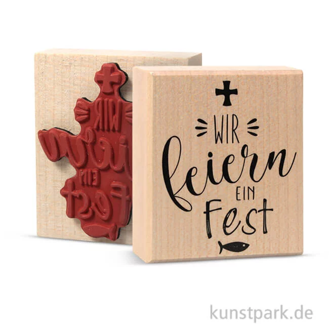Artikelbild 1 des Artikels “Butterer Stempel - Wir feiern ein Fest, 6x7 cm “