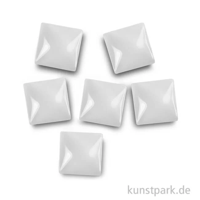 Artikelbild 1 des Artikels “Cabochon Glasstein Quadrat - 20x20 mm - 6 Stück “