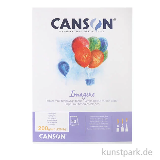 Artikelbild 1 des Artikels “Canson IMAGINE Multimedia Papier, 200g DIN A2 (50 Blatt)“