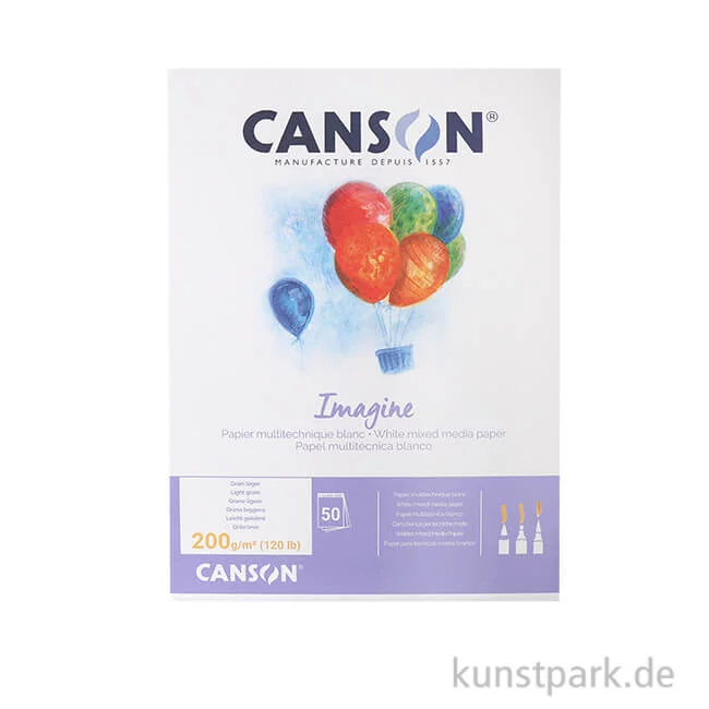 Artikelbild 1 des Artikels “Canson IMAGINE Multimedia Papier, 200g DIN A4 (50 Blatt)“