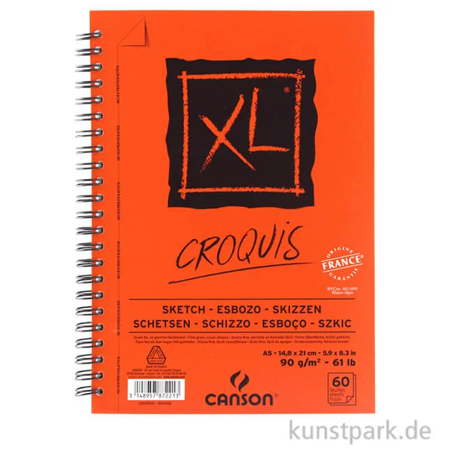 Artikelbild 1 des Artikels “Canson Skizzen XL Spiral-Block quer, 90g “