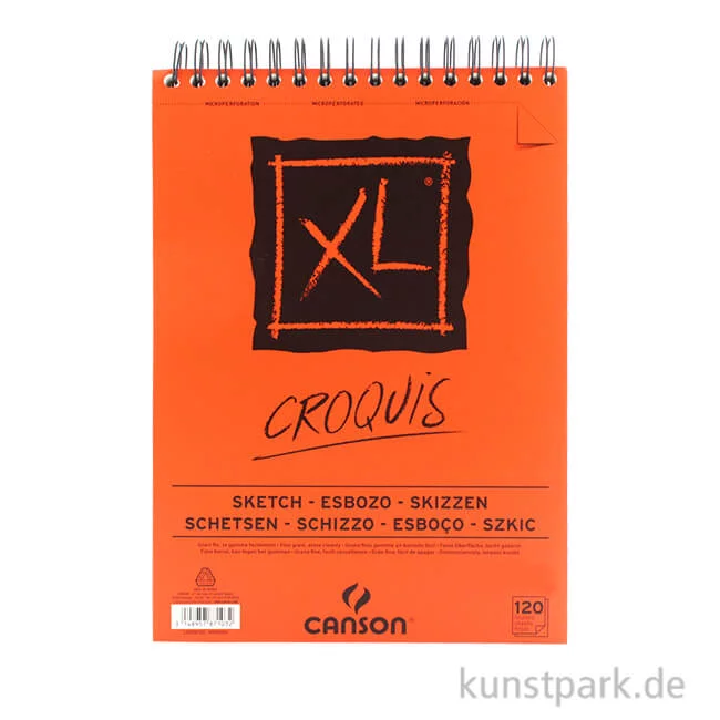 Artikelbild 1 des Artikels “Canson Skizzen XL Spiral-Block, 90g DIN A3“