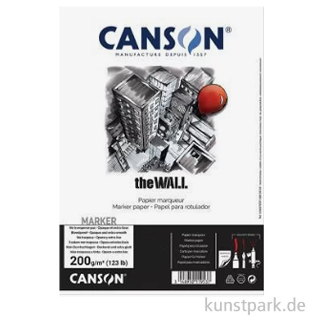 Artikelbild 1 des Artikels “Canson The Wall Papier, 50 x 70 cm, 25 Bögen, 200 g/m² “