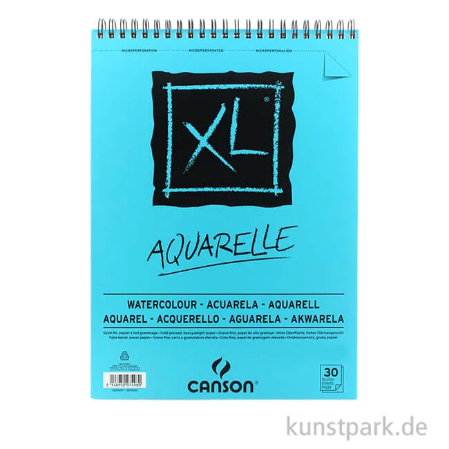 Artikelbild 1 des Artikels “Canson XL AQUARELLE - Aquarellpapier, 30 Blatt, 300g DIN A4“