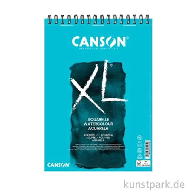 Artikelbild 1 des Artikels “Canson XL Aquarelle Block, Spiral, DIN A5, 20 Blatt, 300 g/m², Fein “