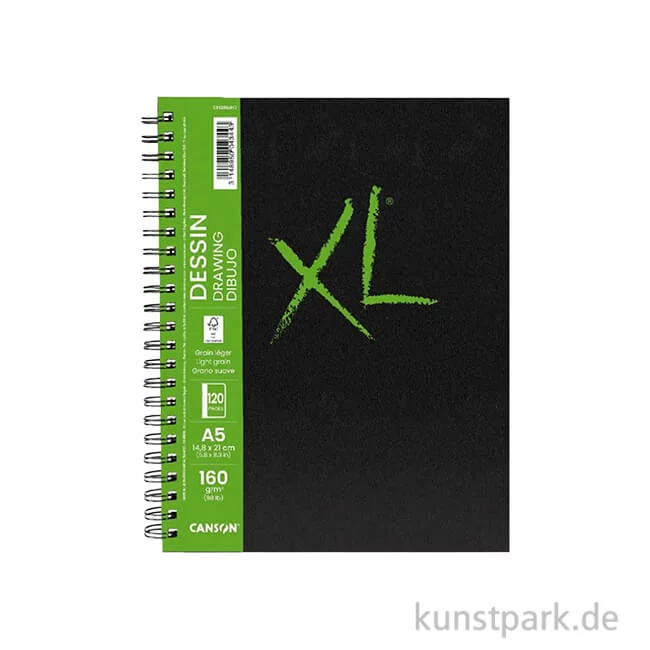 Artikelbild 1 des Artikels “Canson XL Dessin Skizzenbuch, Spiral, DIN A5, 60 Blatt, 160 g/m² “