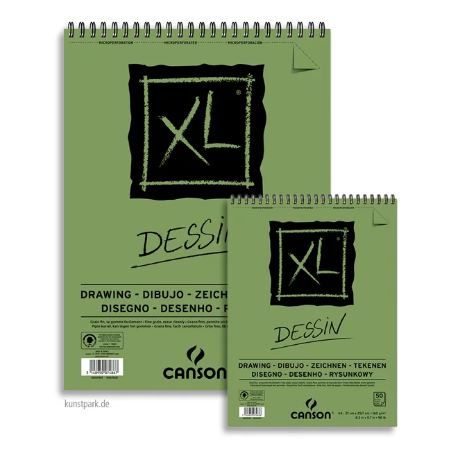 Artikelbild 1 des Artikels “Canson XL Dessin Zeichenpapier, 50 Blatt, 160g DIN A4“