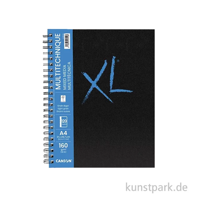 Artikelbild 1 des Artikels “Canson XL Mix Media Buch, Spiral, DIN A5, 60 Blatt, 160 g/m² “
