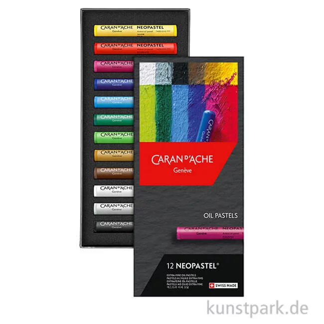 Artikelbild 1 des Artikels “Caran d'Ache Neopastel Ölpastellkreide Set mit 12 Farben “