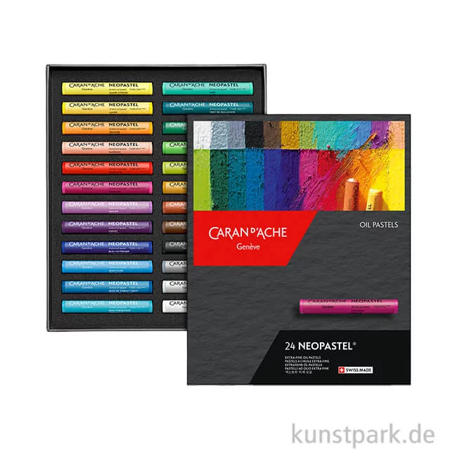 Artikelbild 1 des Artikels “Caran d'Ache Neopastel Ölpastellkreide Set mit 24 Farben “