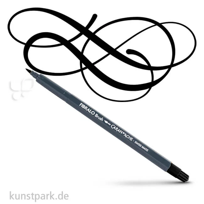 Artikelbild 1 des Artikels “Caran d'Ache FIBRALO Brush Pen einzeln | Schwarz“