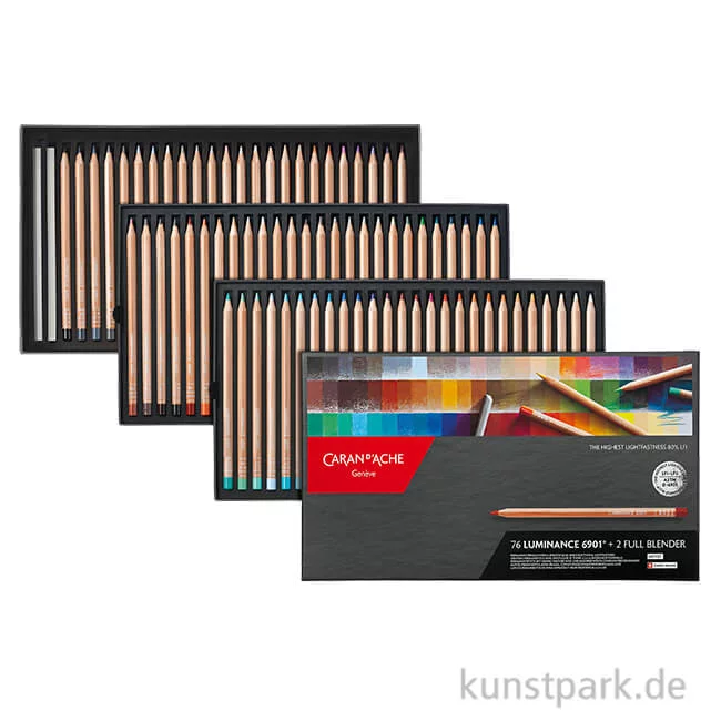 Artikelbild 1 des Artikels “Caran d'Ache - Luminance 6901, 76 Farbstifte + 2 Blender im Set “