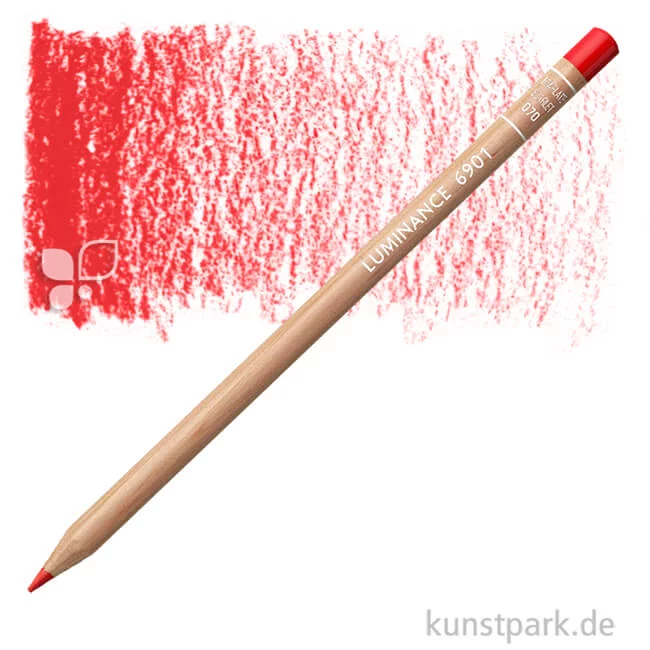 Artikelbild 1 des Artikels “Caran d'Ache - Luminance 6901 Farbstift Einzelstift | Scharlachrot“
