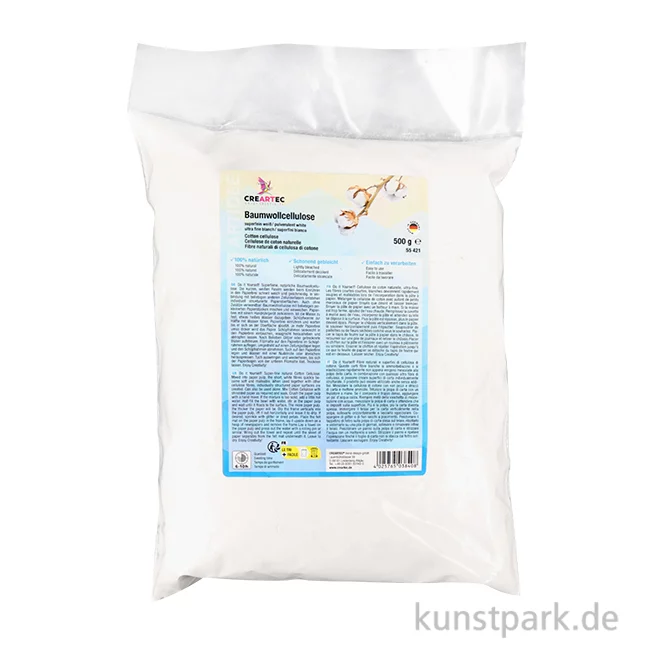 Artikelbild 1 des Artikels “Cellulose superfein - weiße Baumwollfasern, 500 g “