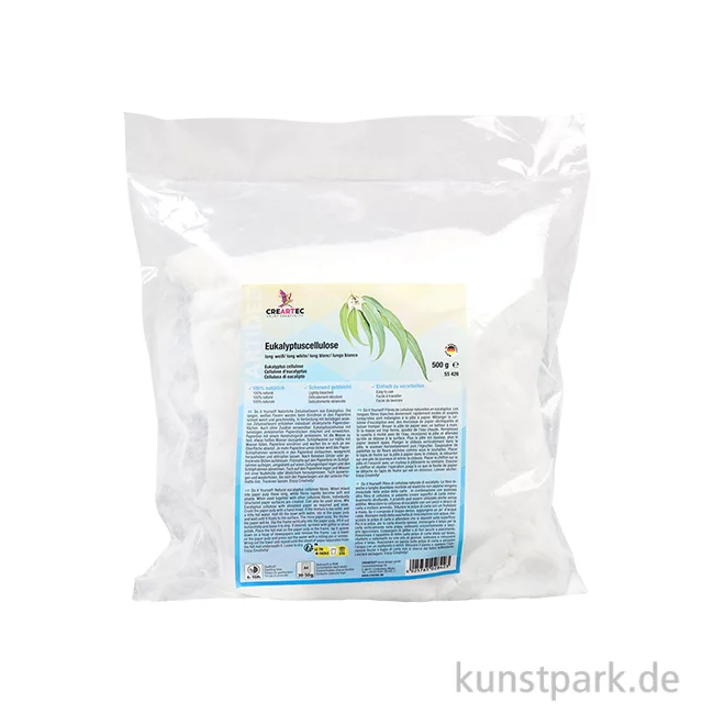 Artikelbild 1 des Artikels “Cellulose lang - weiße Eukalyptusfasern, 500 g “