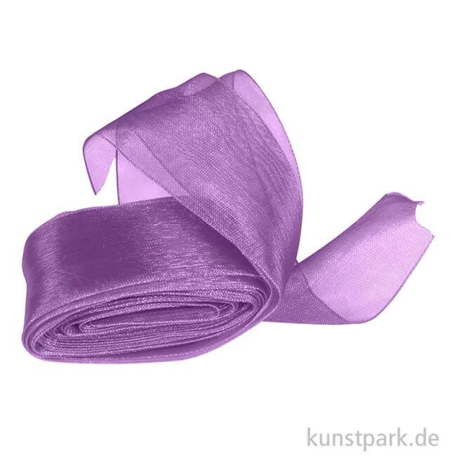 Artikelbild 1 des Artikels “Chiffonband 40 mm Breite, 5 m Länge Einzelfarbe | Lila“