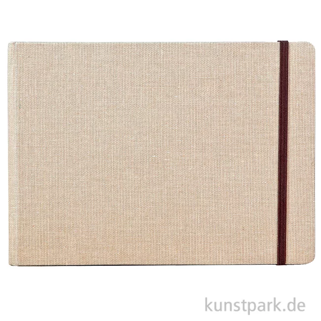 Artikelbild 1 des Artikels “Clairefontaine Goldline Reisealbum, Natur-Leinen, 180 g/m², 32 Blatt DIN A5“