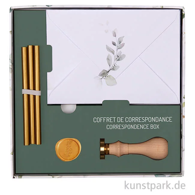 Artikelbild 1 des Artikels “Clairefontaine Korrespondenzset mit Siegel, C6, Grün “