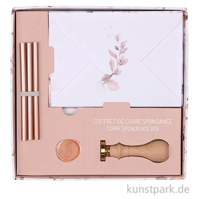 Artikelbild 1 des Artikels “Clairefontaine Korrespondenzset mit Siegel, C6, Rosa “