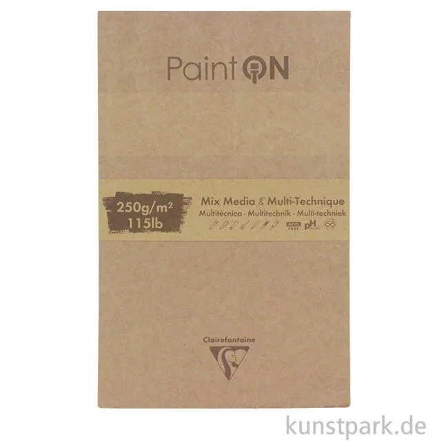 Artikelbild 1 des Artikels “Clairefontaine Paint'ON Zeichenpapier MIX, 250 g, 50 Blatt “