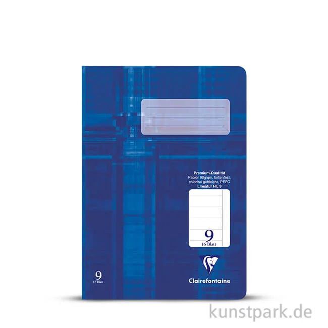 Artikelbild 1 des Artikels “Clairefontaine Schulheft DIN A5, 16 Blatt, 90g, liniert mit Rand “