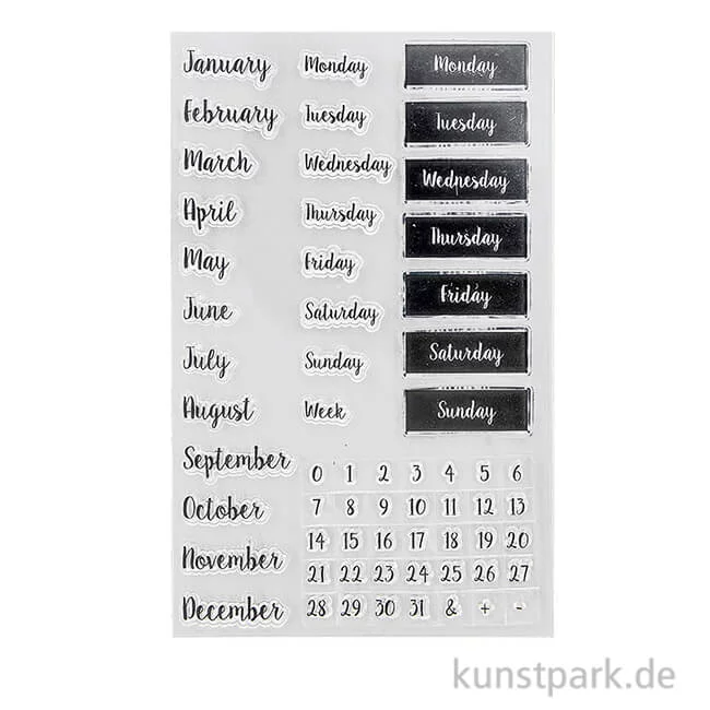 Artikelbild 1 des Artikels “Clear Stamp Kalender - Handschrift “