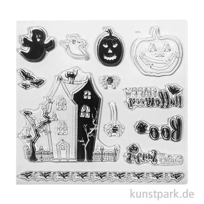 Artikelbild 1 des Artikels “Clear Stamps - Halloween, 102,5 x 97 mm, 13 Motive “