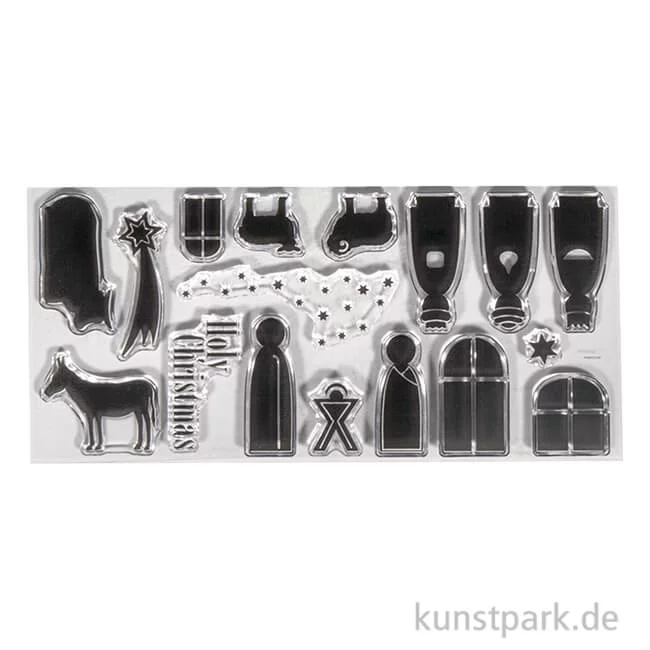 Artikelbild 1 des Artikels “Clear Stamps - Krippe, 97 x 205 mm, 17 Motive “