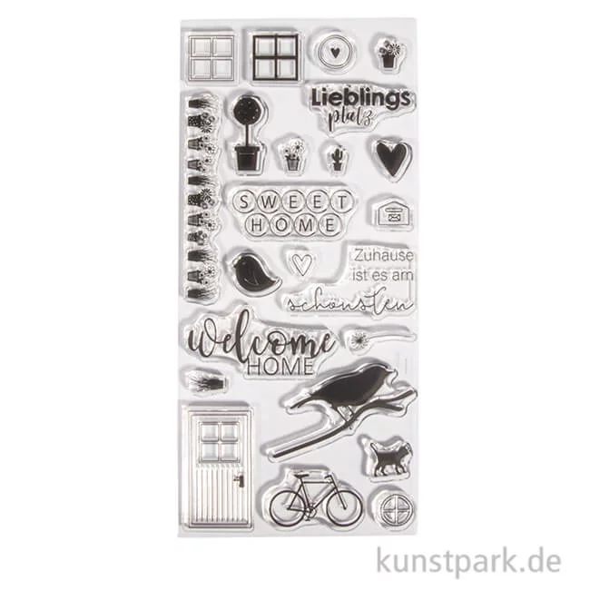 Artikelbild 1 des Artikels “Clear Stamps - Welcome Home, 97 x 205 mm, 23 Motive “