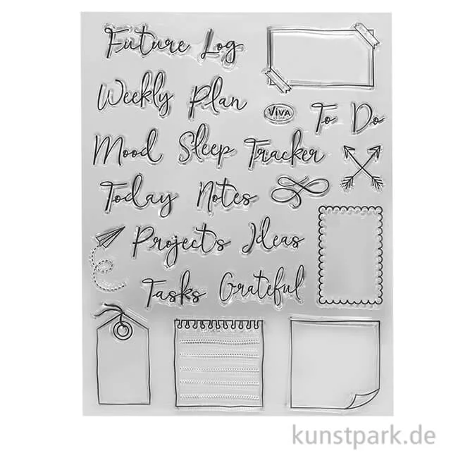 Artikelbild 1 des Artikels “Viva Decor Clearstamp - Bujo, Notes, Tracker “