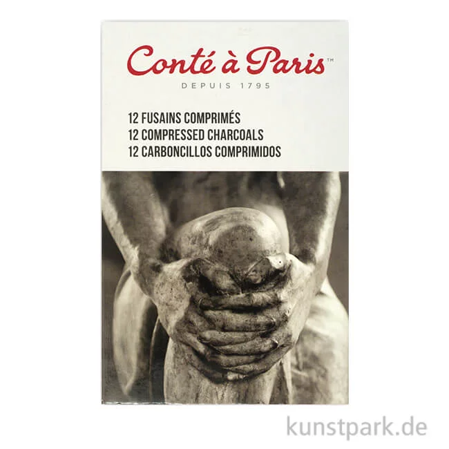 Artikelbild 1 des Artikels “Conte gepresste Zeichenkohle - 12er Set, sortiert “