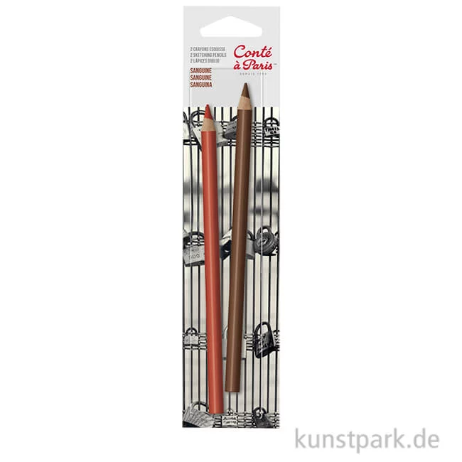 Artikelbild 1 des Artikels “Conte Skizzenstifte Rötel & Sepia - 2 Stück im Blister “
