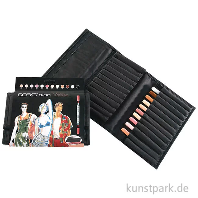Artikelbild 1 des Artikels “COPIC ciao Set 12er - Hautfarben im Wallet “
