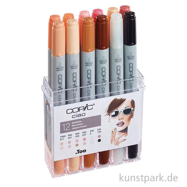 Artikelbild 1 des Artikels “COPIC ciao Set 12er - Hautfarben “
