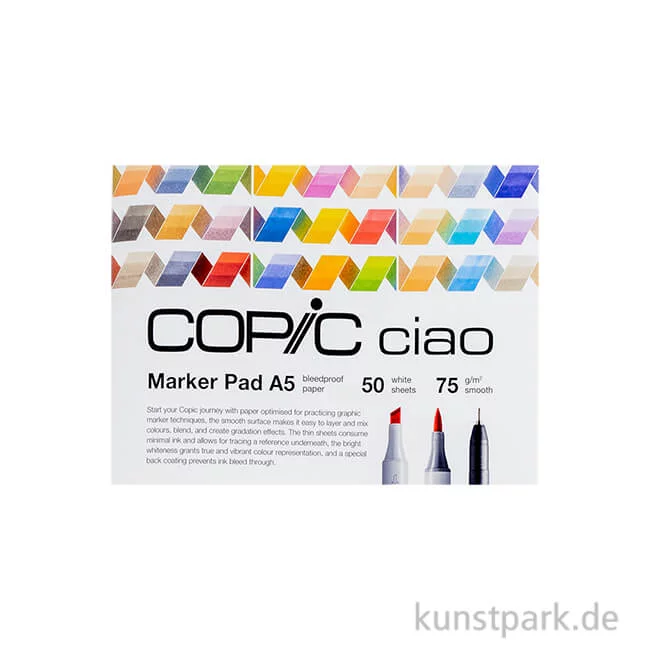 Artikelbild 1 des Artikels “COPIC ciao Marker Pad, DIN A5, 50 Blatt, 75 g/m² “