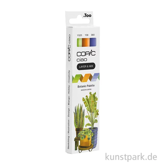 Artikelbild 1 des Artikels “COPIC ciao Set - 3er Botanic Palette “