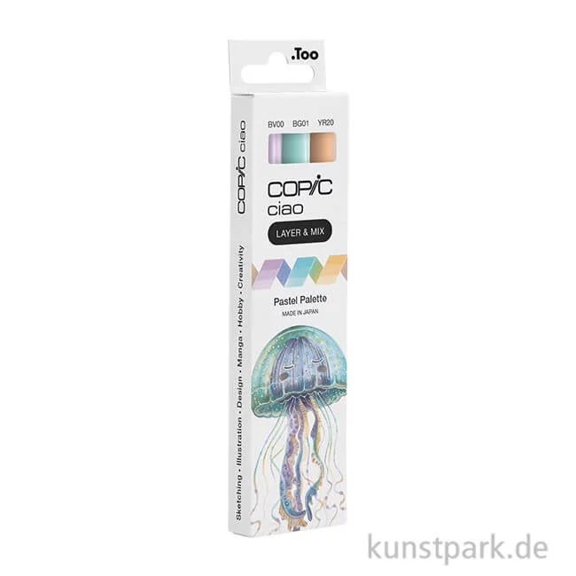 Artikelbild 1 des Artikels “COPIC ciao Set - 3er Pastel Palette “