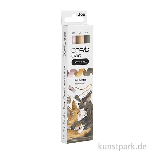 Artikelbild 1 des Artikels “COPIC ciao Set - 3er Pet Palette “