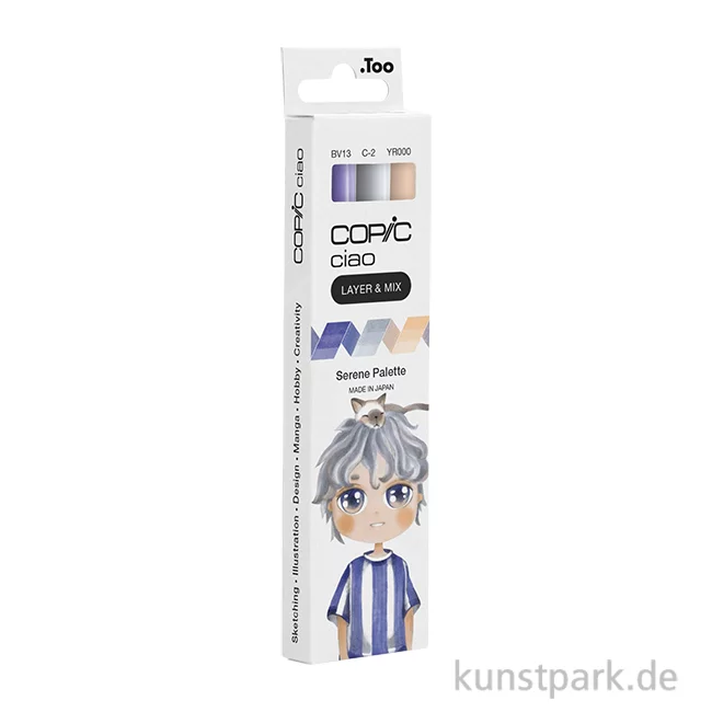 Artikelbild 1 des Artikels “COPIC ciao Set - 3er Serene Palette “
