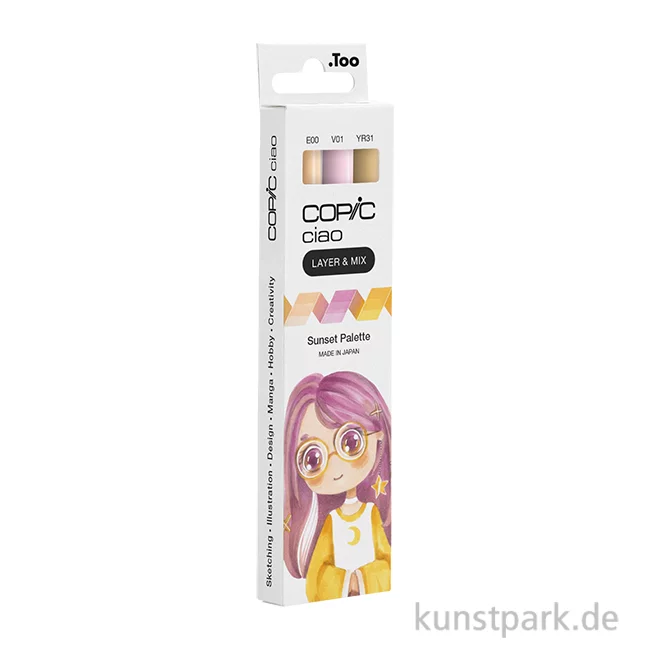 Artikelbild 1 des Artikels “COPIC ciao Set - 3er Sunset Palette “