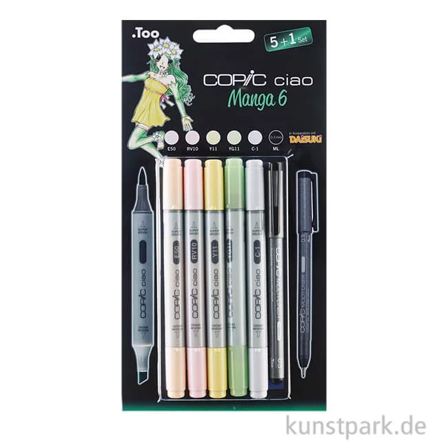 Artikelbild 1 des Artikels “COPIC ciao Set 5+1 - Manga 6 “