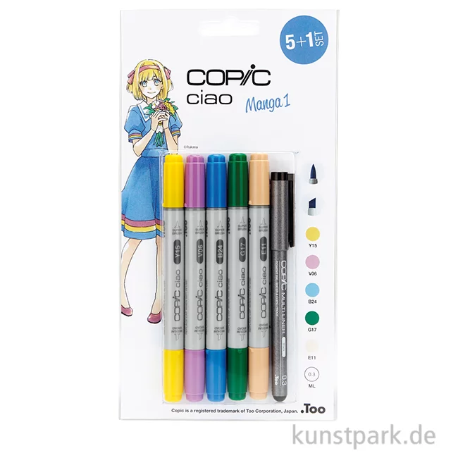 Artikelbild 1 des Artikels “COPIC ciao Set 5+1 - Manga 1 “