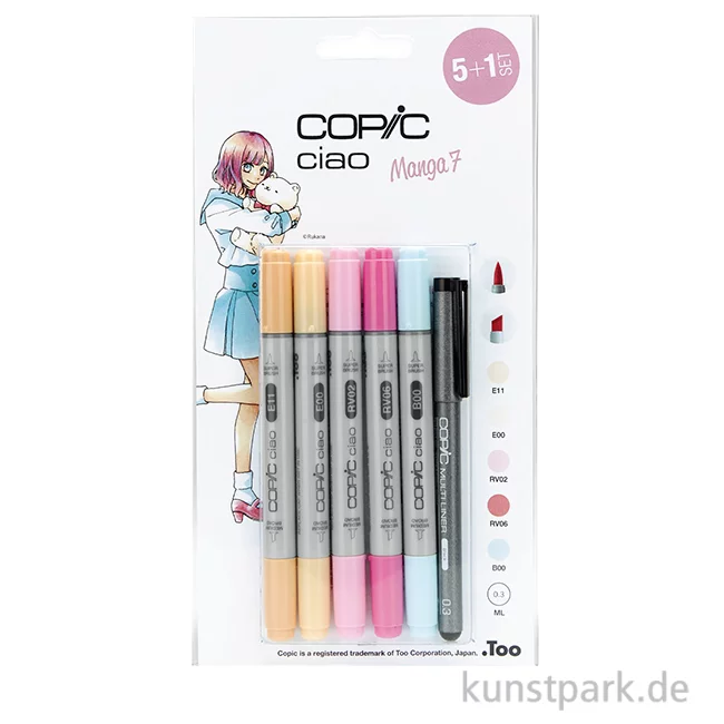 Artikelbild 1 des Artikels “COPIC ciao Set 5+1 - Manga 7 “