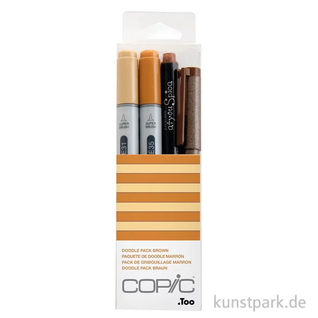 Artikelbild 1 des Artikels “COPIC Doodle Pack - Brown, 4 Stifte “
