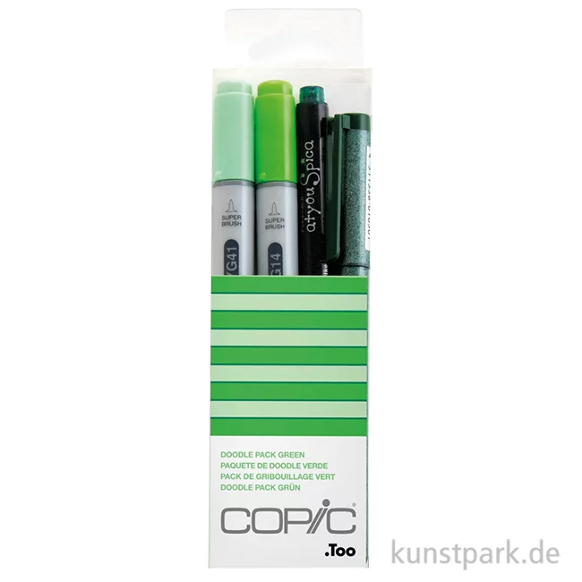 Artikelbild 1 des Artikels “COPIC Doodle Pack - Green, 4 Stifte “